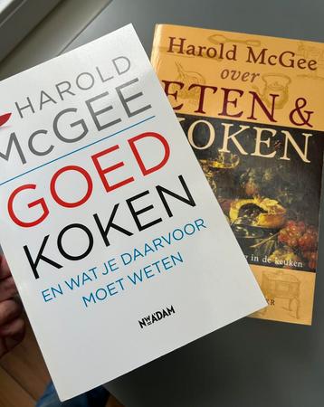 2x Herold McGee: Goed koken + Over eten en drinken beschikbaar voor biedingen