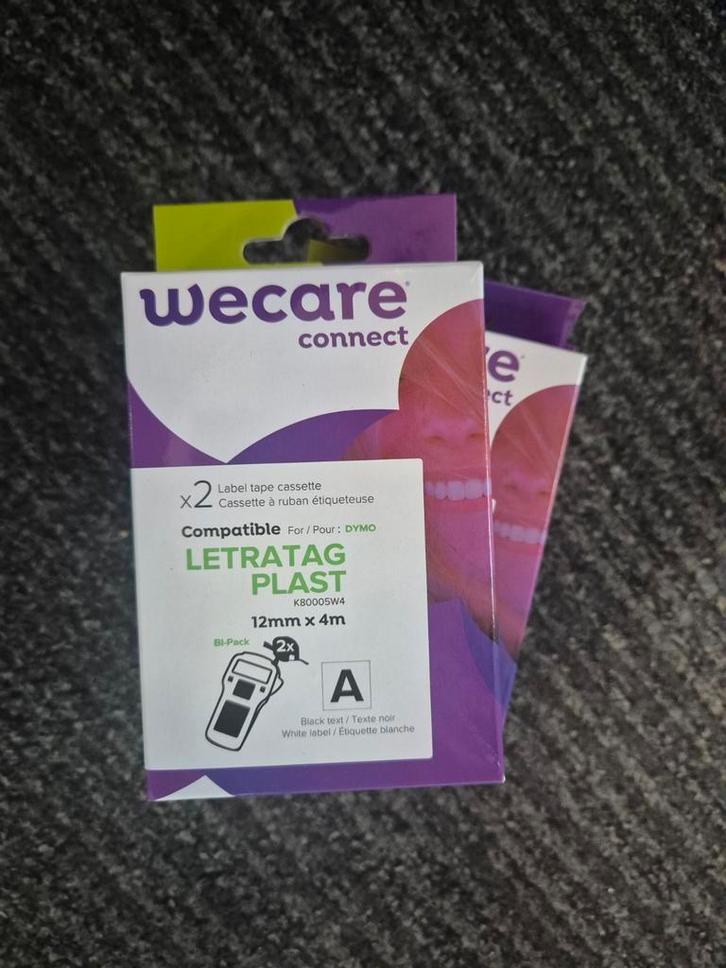 WECARE connect label tape cassette, Computers en Software, Labelprinters, Nieuw, Etiket, Tape-label, Ophalen of Verzenden