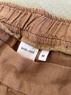 Knitted linnen broek maat M, Kleding | Dames, Broeken en Pantalons, Gedragen, Lang, Maat 38/40 (M), Ophalen of Verzenden