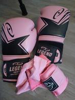 Bokshandschoenen roze maat 10 oz, Ophalen, Zo goed als nieuw, Bokshandschoenen