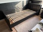 Steigerhouten 1-persoons bed, Huis en Inrichting, Slaapkamer | Bedden, Ophalen, Gebruikt, 90 cm, Eenpersoons