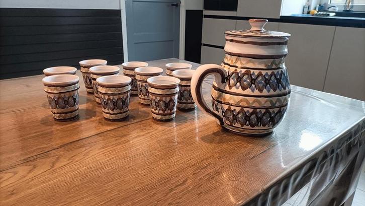 Handgemaakte Mokken en Kan, Huis en Inrichting, Keuken | Servies, Ophalen of Verzenden