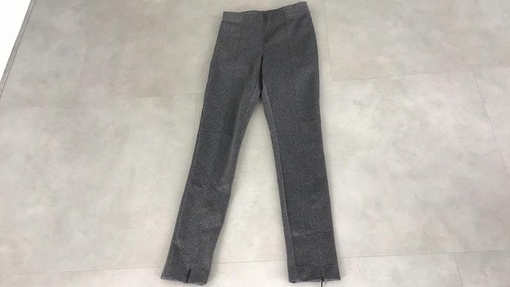 Feestelijke trekking met zilverdraad in maat 36 van H&M, Kleding | Dames, Broeken en Pantalons, Nieuw, Maat 36 (S), Grijs, Lang