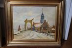 Schilderij stadsgezicht Hindeloopen, Ophalen