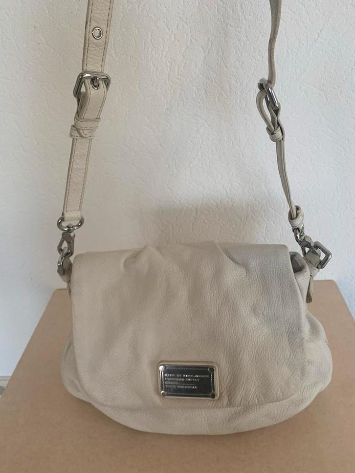 Marc by Marc Jacobs Classic Q Ukita tas - Ivoor, Sieraden, Tassen en Uiterlijk, Tassen | Damestassen, Gebruikt, Handtas, Wit, Ophalen of Verzenden
