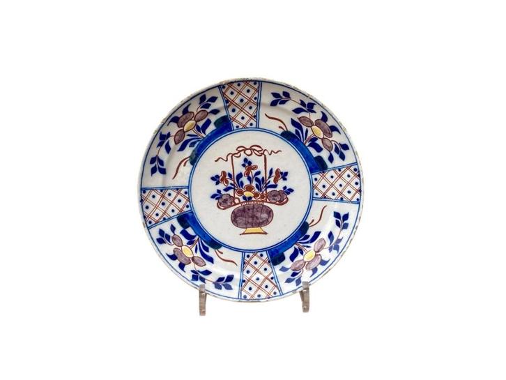 Antiek Delfts Aardewerk Bord | 18e Eeuws, Antiek en Kunst, Antiek | Keramiek en Aardewerk, Ophalen of Verzenden