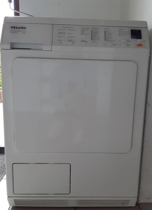 Condensdroger Miele T8433C;, Witgoed en Apparatuur, Wasdrogers, Gebruikt, Condens, Voorlader, 6 tot 8 kg, 85 tot 90 cm, Ophalen