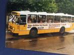 DORDRECHT OUDE GELE AUTOBUS FOTO ZWN, Verzenden, Zo goed als nieuw, Trein, Kaart of Prent