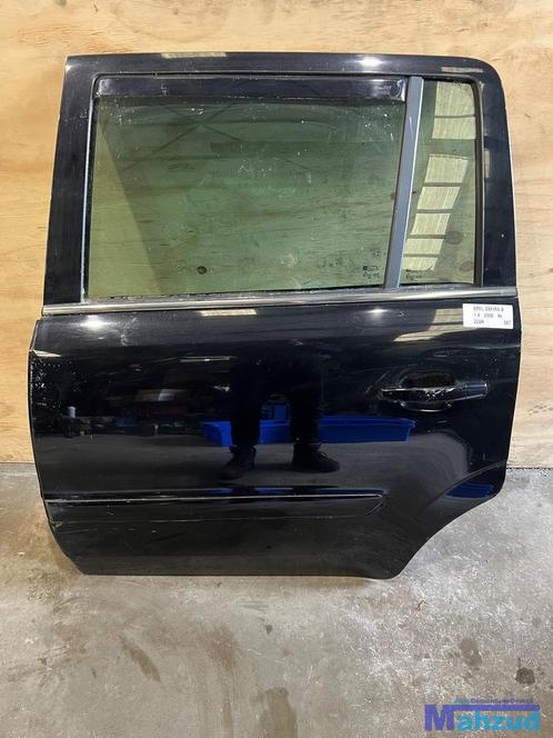 OPEL ZAFIRA B Zwart Z20R Links achter deur portier 2005-2011, Auto-onderdelen, Carrosserie en Plaatwerk, Deur, Opel, Gebruikt