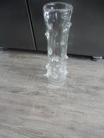 MOOIE ZELDZAME  LANGE VAAS / MURANO MET DOORNS, Overige kleuren, Ophalen of Verzenden, Minder dan 50 cm, Glas