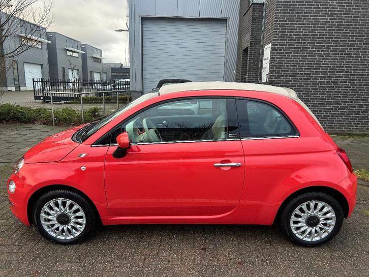 Fiat 500C 1.2 69pk 2015 KoraalRood, Auto's, Fiat, Particulier, 500C, Airbags, Airconditioning, Bluetooth, Centrale vergrendeling