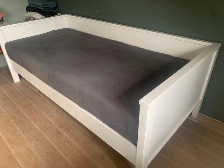 Eenpersoonsbed/Bank 90x200 met Auping bodem & matras, Huis en Inrichting, Slaapkamer | Bedden, Gebruikt, Eenpersoons, 90 cm, 200 cm