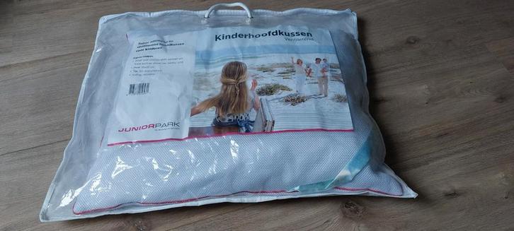 Kinder hoofdkussen airflow joep zgan, Kinderen en Baby's, Kinderkamer | Beddengoed, Zo goed als nieuw, Wit, Jongetje of Meisje