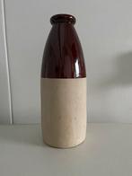 Keramiek vaas bruin/beige 32/9cm, Ophalen of Verzenden