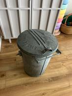 Zinken vuilnisbak “ Amsterdam”, Ophalen, Gebruikt, Overige materialen, 50 tot 75 cm