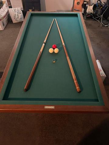 Z.g.a.n. tafelbiljart 175x95 cm beschikbaar voor biedingen