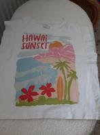 Zara t.shirt wit met print Hawai sunset 120 cm, Ophalen of Verzenden, Zo goed als nieuw, Meisje, Shirt of Longsleeve