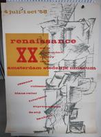 Poster Stedelijk Museum Bauhaus Sandberg Futurisme Blaue Rei, Verzamelen, Posters, Rechthoekig Staand, Verzenden, Zo goed als nieuw