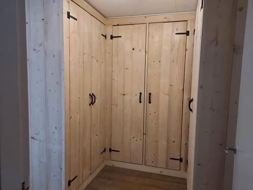 Inbouw kledingkast steigerhout, Huis en Inrichting, Kasten | Kledingkasten, Nieuw, 200 cm of meer, 200 cm of meer, 50 tot 75 cm