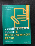 Verbindtenissenrecht & Ondernemingsrecht - Dertiende druk, Boeken, Ophalen of Verzenden, Zo goed als nieuw, HBO