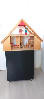 leuk houten poppenhuis, Ophalen, Gebruikt, Poppenhuis