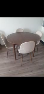 Eettafel, geen stoelen, Huis en Inrichting, Tafels | Eettafels, Ophalen, 100 tot 150 cm, Rond, Zo goed als nieuw