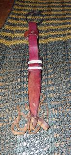 traditionele Afrikaanse dolk of mes met schede,, Verzamelen, Ophalen of Verzenden