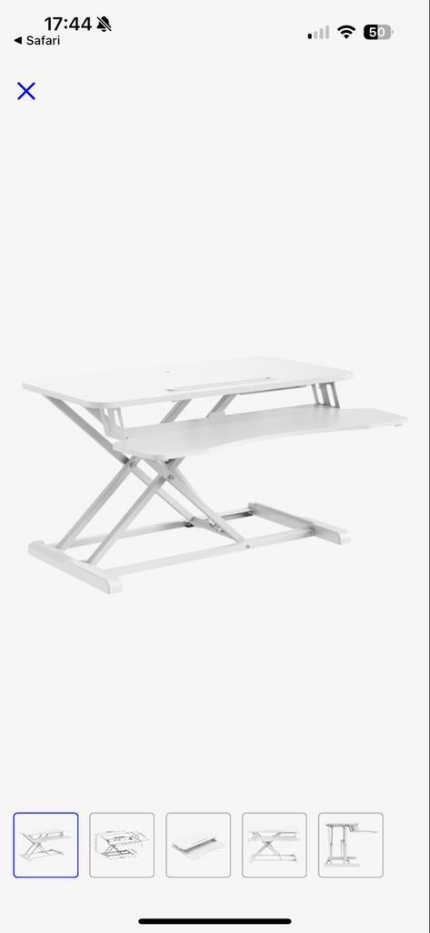 Zit-Sta Werkstation Bureau Verstelbaar, Huis en Inrichting, Bureaus, Zo goed als nieuw, Stabureau, In hoogte verstelbaar, Ophalen