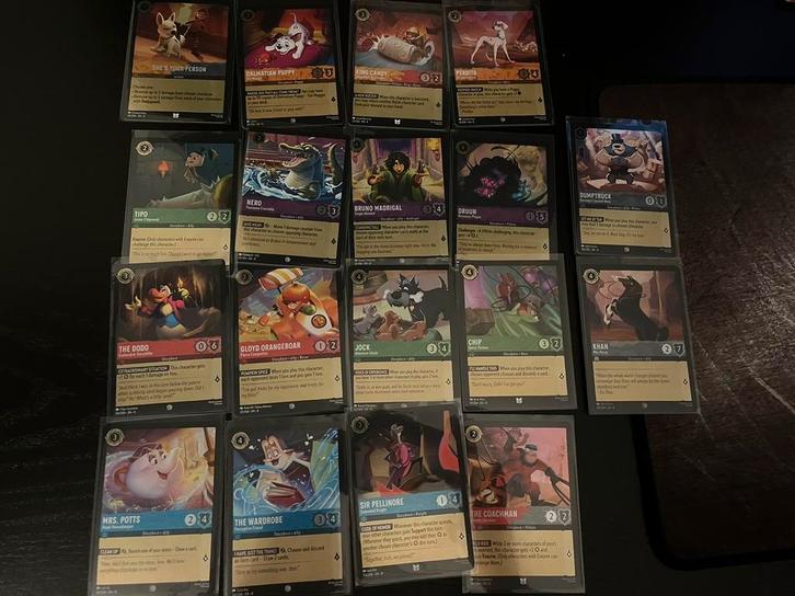 Lorcana reign of jafar foils, Hobby en Vrije tijd, Verzamelkaartspellen | Overige, Zo goed als nieuw, Ophalen of Verzenden