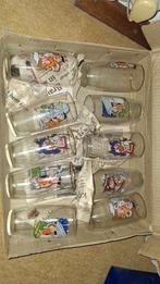Flintstones Glazen Set, Glas of Glazen, Gebruikt, Ophalen of Verzenden, Glas