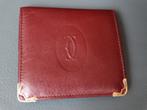 Cartier Paris portemonnee portefeuille bordeauxrood leer, Verzenden, Gebruikt, Leer