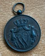 Oude bronzen medaille, Postzegels en Munten, Penningen en Medailles, Ophalen of Verzenden, Brons, Nederland