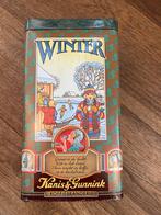 Kanis & Gunnink koffieBlik - 4 jaargetijden Winter Zomer, Verzamelen, Blikken, Ophalen of Verzenden, Gebruikt, Koffie, Overige merken