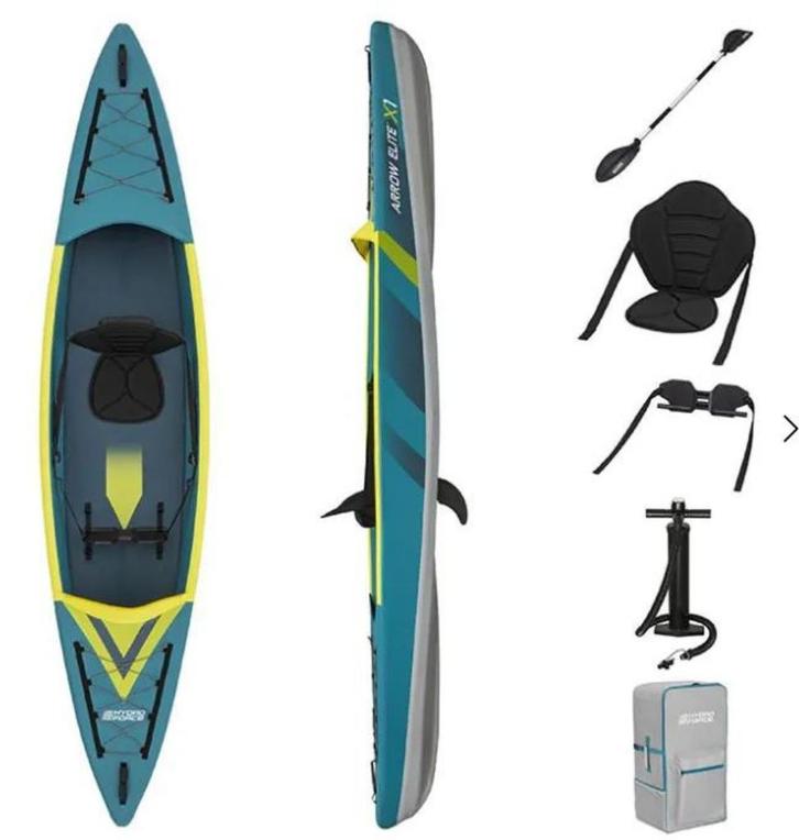 Hydro Force Arrow Elite X1 kajak, Watersport en Boten, Kajaks, Zo goed als nieuw, 1-persoons, Opblaasbaar, Ophalen of Verzenden