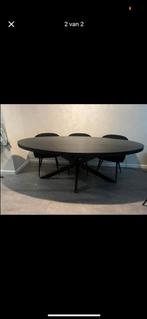 Mango Eettafel + 6 Stoelen, Huis en Inrichting, Tafels | Eettafels, 100 tot 150 cm, Ophalen of Verzenden, Zo goed als nieuw, Vijf personen of meer