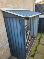 Metalen Houtopslag, Tuin en Terras, Bergingen en Tuinkasten, Ophalen, Gebruikt, Metaal, Overige typen
