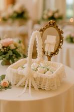 Ceremonieel mandje met kant & karakter, Ophalen of Verzenden, Zo goed als nieuw