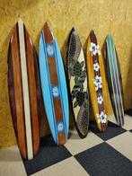 Flowers - XL Surfboard Decoratie Surfplank 150cm Hout, Huis en Inrichting, Woonaccessoires | Wanddecoraties, Ophalen of Verzenden