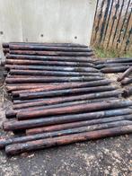 Gefreesde en gecreosoteerde (hoek)palen, Gebruikt, 200 tot 250 cm, 50 mm of meer, Balk