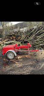 Hout kloofmachine te huur, Tuin en Terras, Kloofmachines, Ophalen of Verzenden, Benzine, Liggend