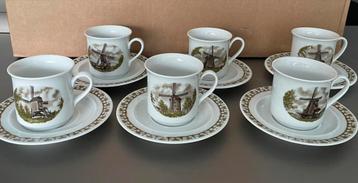 Vintage Schwarzenhammer Porzellan kop en schotel Molenserie beschikbaar voor biedingen