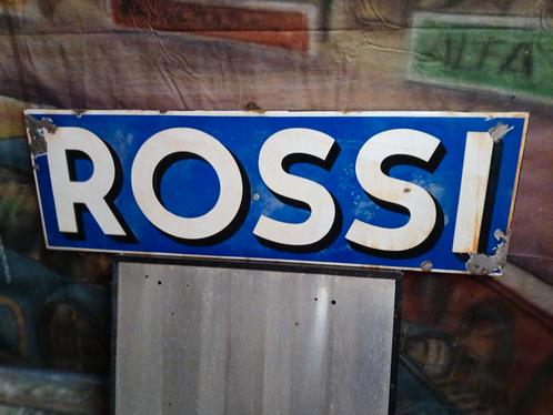 Origineel ROSSI emaillebord 1965 België, Verzamelen, Merken en Reclamevoorwerpen, Gebruikt, Reclamebord, Ophalen of Verzenden