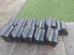 Geglazuurde zwarte dakpannen, Ophalen, Steen of Klei, Zwart, Zo goed als nieuw