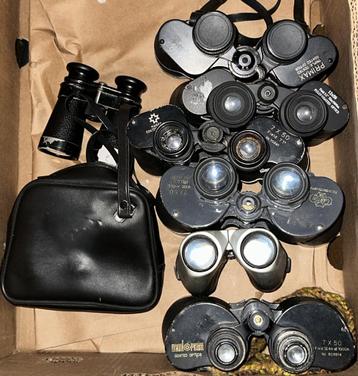 Partij van 8 verrekijkers met verschillende issues  beschikbaar voor biedingen