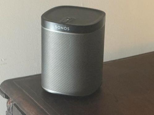 Twee Sonos Play 1 speakers (zwart), Audio, Tv en Foto, Luidsprekers, Zo goed als nieuw, Front, Rear of Stereo speakers, Minder dan 60 watt