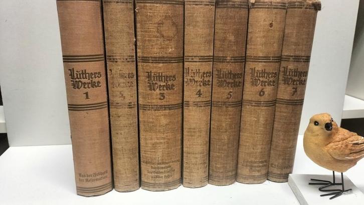 Luther, M. ; Lüthers Werke (7 bände: compleet), Boeken, Godsdienst en Theologie, Gelezen, Christendom | Protestants, Ophalen of Verzenden