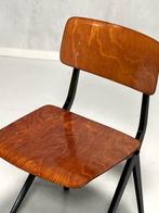 Marko schoolstoelen 5x Ynske Kooistra vintage prijs p/stuk, Vijf, Zes of meer stoelen, Metaal, Gebruikt, Vintage