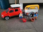 Playmobil auto met paardentrailer, Kinderen en Baby's, Speelgoed | Playmobil, Gebruikt, Ophalen of Verzenden
