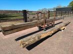 2 stuks Eiken houten gebinten - 6 meter lang, Ophalen, Gebruikt, Eiken, Balk