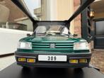 1:18 Peugeot 309 GTi groen Goodwood 1991 Norev LE1000 JJTOP, Hobby en Vrije tijd, Auto, Norev, 70-72 Av. de Bohlen, Vaulx-en-Velin, 69120, France